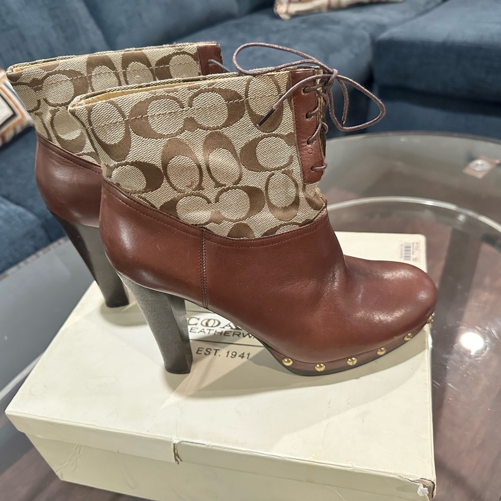 Coach booties!
Like new